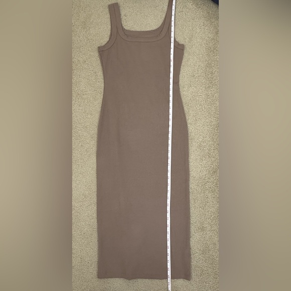 Madewell Tan Ribbed Dress - Picture 4 of 7